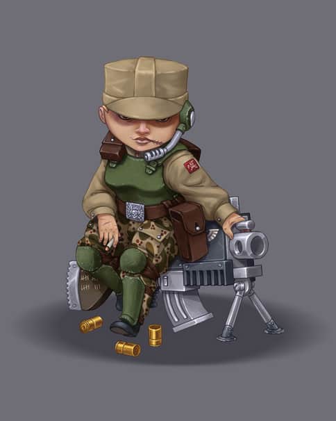 Imperial Guard Sergeant by Alexandr Erohov 