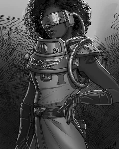 Imperial Psyker by Inkary 