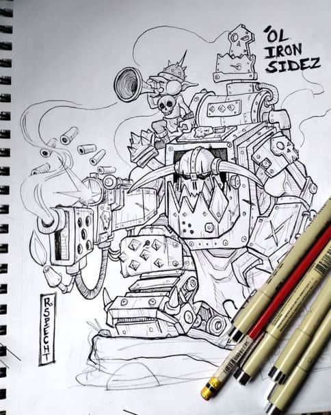 ‘Ol Iron Sidez by Rob Specht 