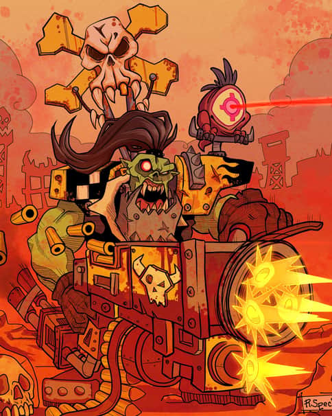 Ork Targeting Fire by Rob Specht 