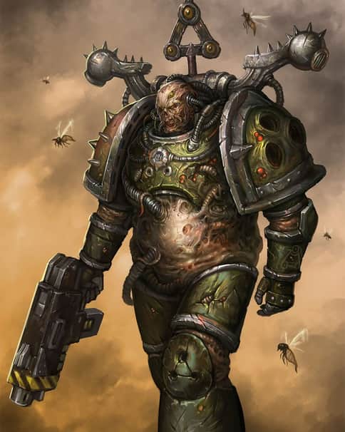 Plague Marine by Lieqi Hun 