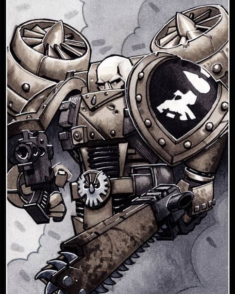 Pre-heresy Blood Angel by D. Forrest 