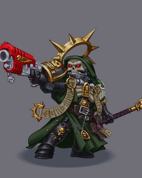Primaris Chaplain by Alexandr Erohov 