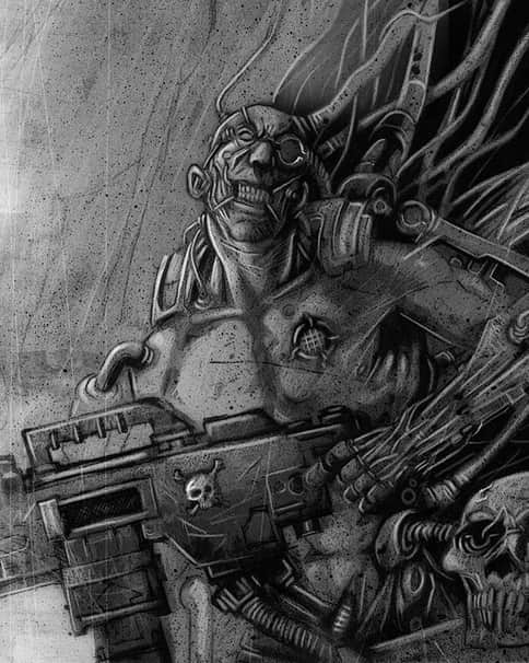 Servitor-Operated Gun Emplacement by Lee Carter 