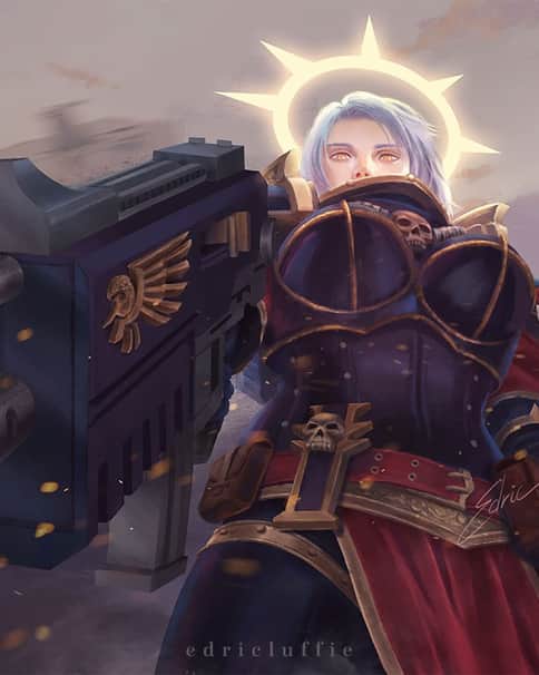 Glorious Sisters of Battle by Edric Luffie 