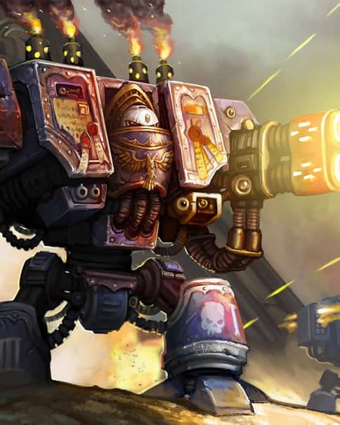 Space Marine Dreadnought by Lieqi Hun 