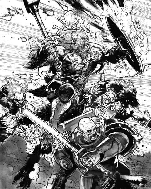 Space Wolves by Andrei Bressan 