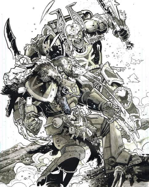 Space Wolves by Andrei Bressan 