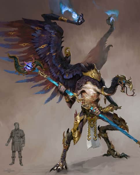 Tzeentch Daemon by Valeriy Vegera 