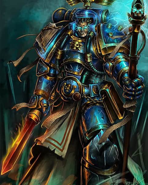 Ultramarine Librarian by Brilliane Feldo 