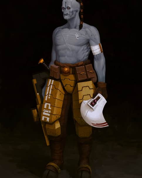 Wounded Shas’Ui by Wulfric Hilston 