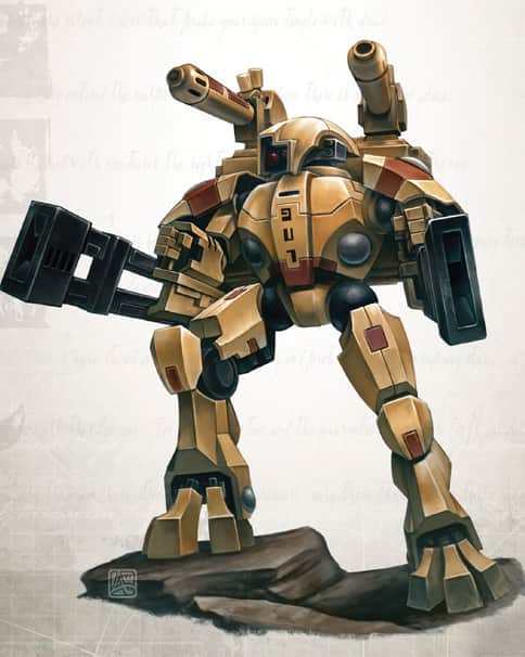 XV88-2 Broadside Battlesuit by Alberto Bontempi 