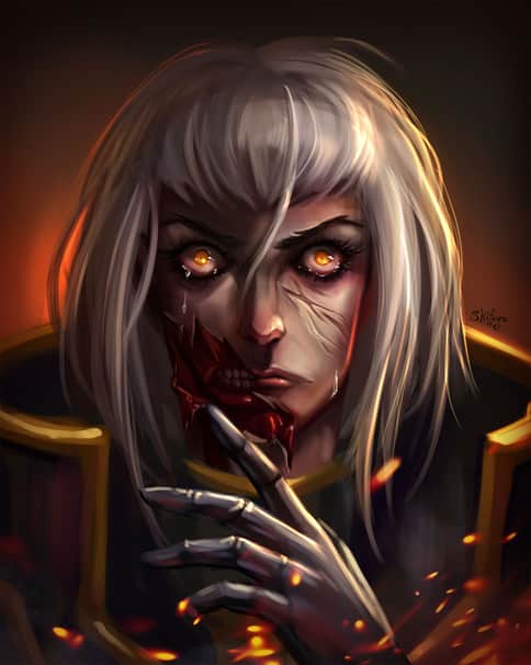 Adepta Sororitas Portrait by Vesta Menyachikhina 