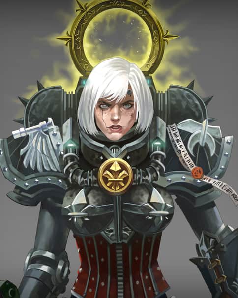 Adepta Sororitas by David Hueso 