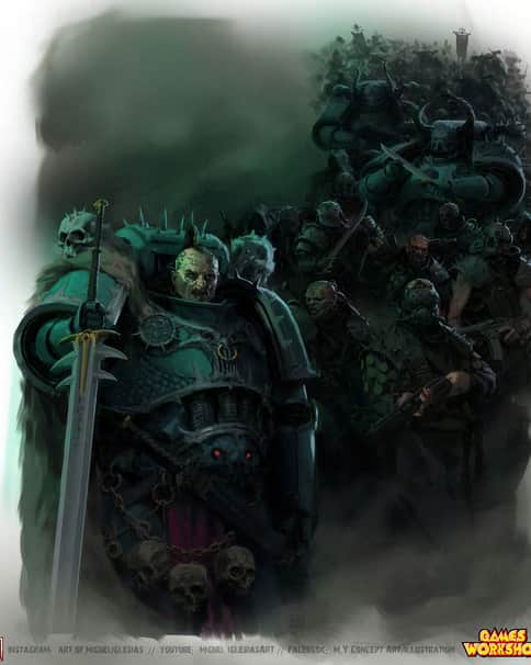 Alpha Legion Champion by Miguel Iglesias 