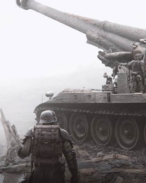 Artillery Battery by Jordi van Hees