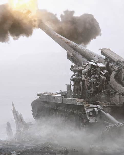 Artillery Battery by Jordi van Hees