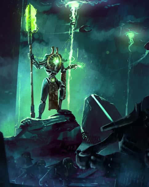Necron Emergence by Lazare Viennot 