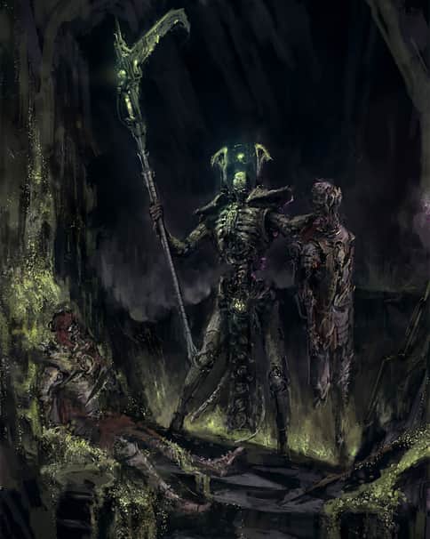 Necron Lord by Dmitry Brushray 