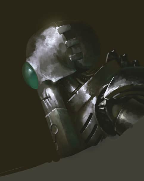Necron Portrait by Gij Arentz 