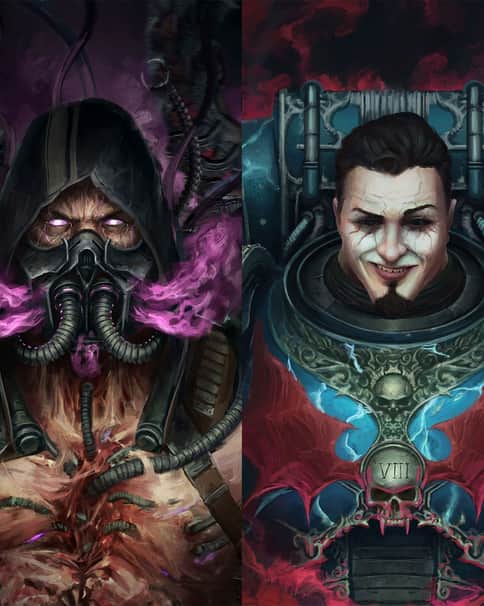 Night Lord Portraits by Serdjek Sholohovshek 