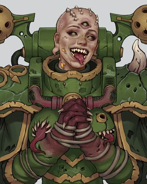 Nurgle Fallen Sister by Yang Zheyy 