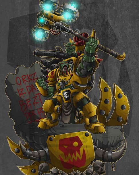 Ork Warboss by Charles Bautista 