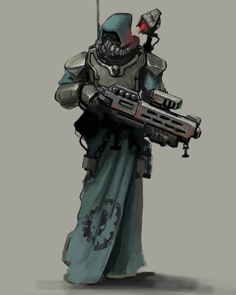 Skitarii Warrior by Jonas Špokas 
