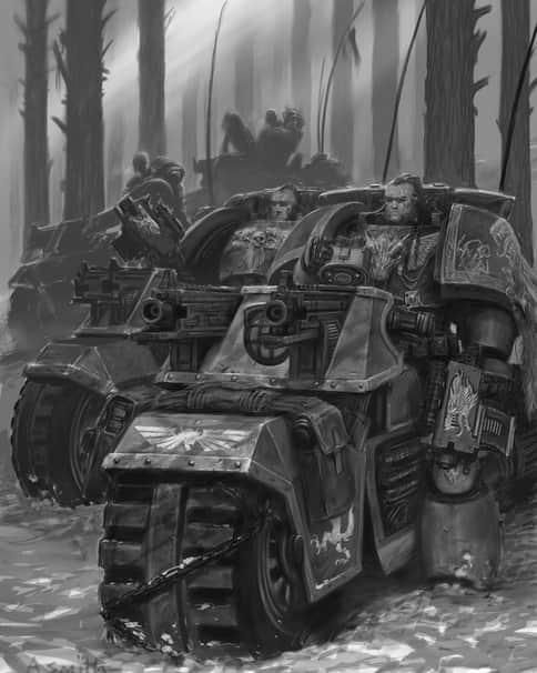 Space Wolves Bikers by Adrian Smith 