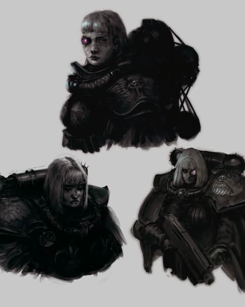 Adeptus Sororitas by Alex Campbell 