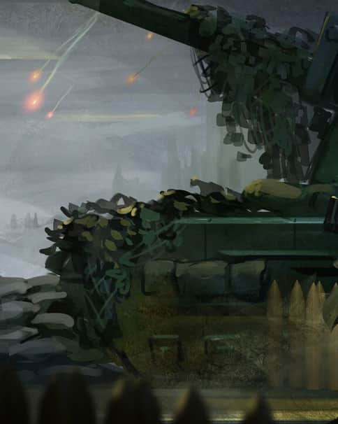 Artillery Support by Dwayne Dorect 