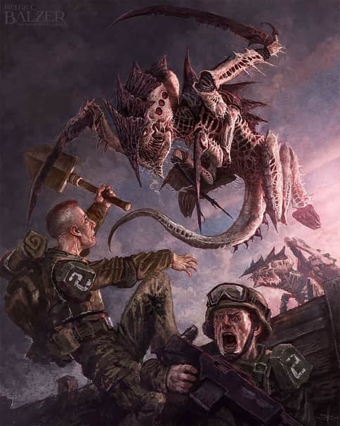 Hormagaunt Attack by Helge C. Balzer 