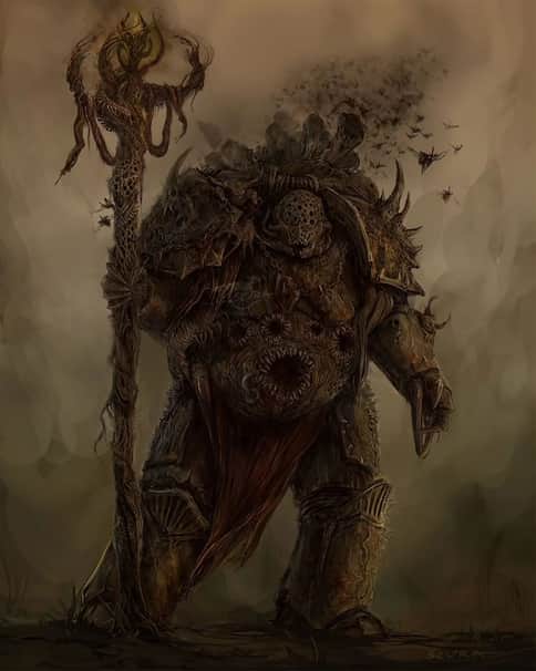 Plague Marine Sorcerer by Sevra Plague Marine Sorcerer by Sevra