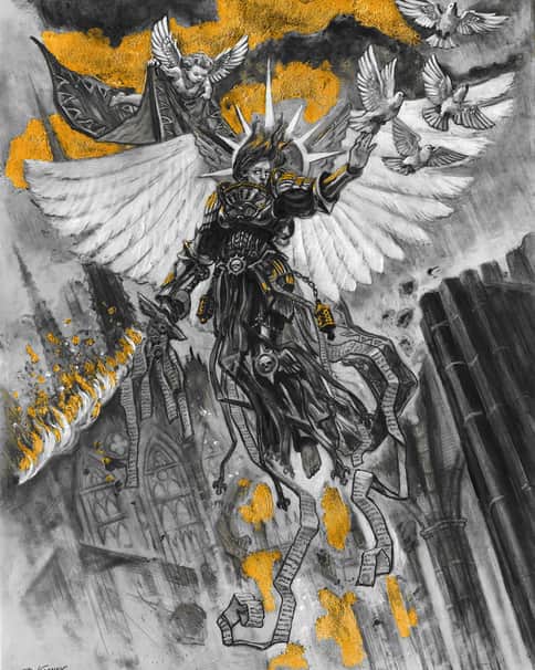 Saint Celestine by Denis Kornev 