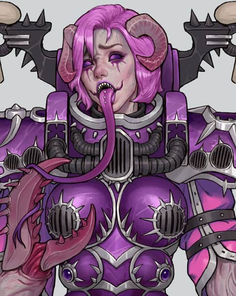 Slaanesh Fallen Sister by Yang Zheyy 