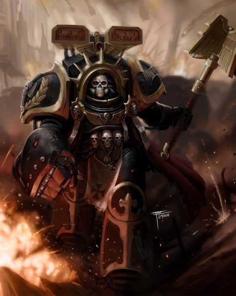 Terminator Chaplain by Frost Llamzon 