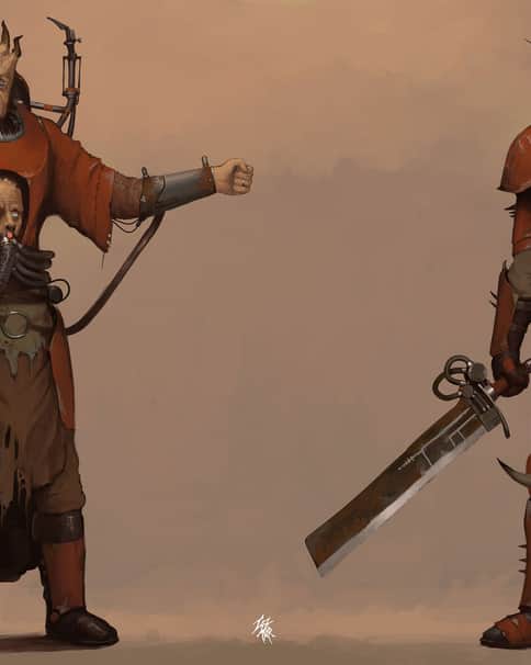 Blood Pact Cultists by Marat Tazhitdinov 