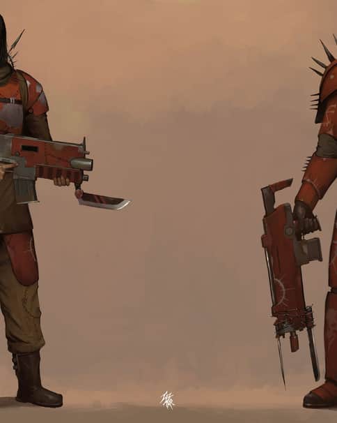 Chaos Khorne Cultists by Marat Tazhitdinov 