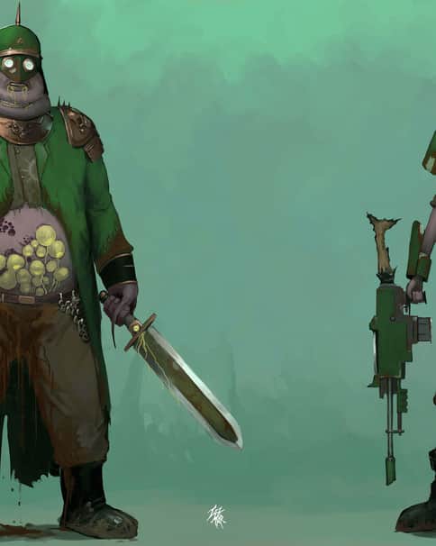 Nurgle Cultists by Marat Tazhitdinov 