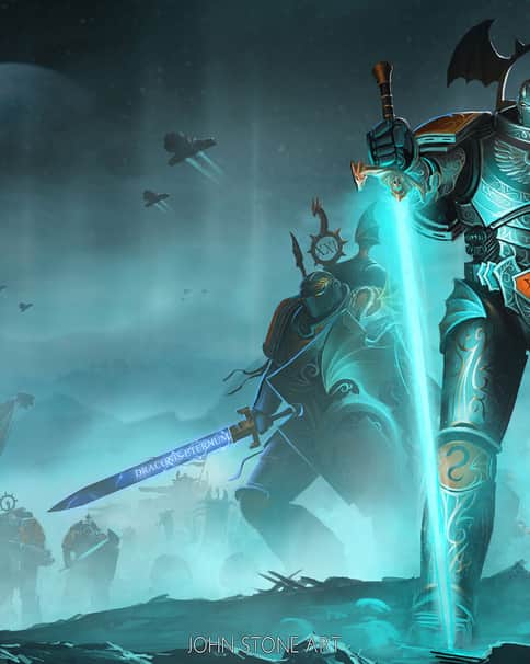 Primarch and his Champion by John Stone 