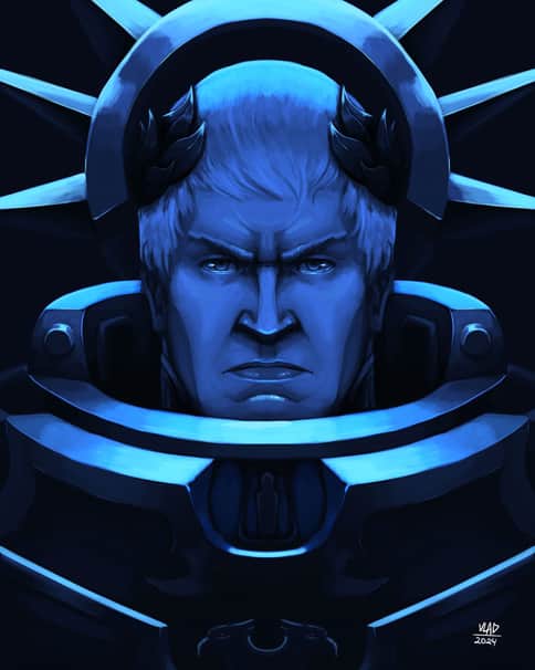 Roboute Guilliman by Hilario 