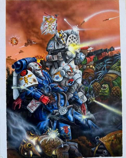 Crimson Fists Medics by David Gallagher 