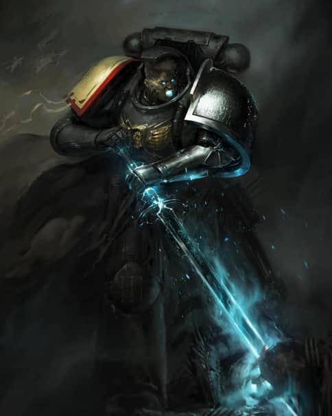 Deathwatch Librarian by Mykyta Vasilchuk 