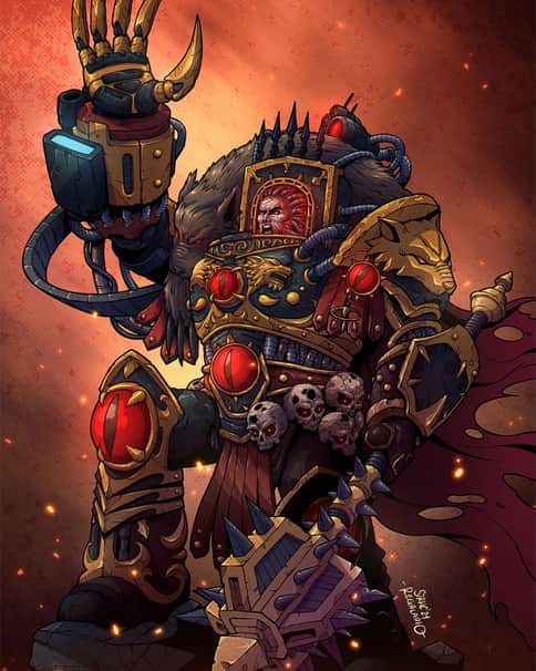 Horus Lupercal by Christopher Regalario 