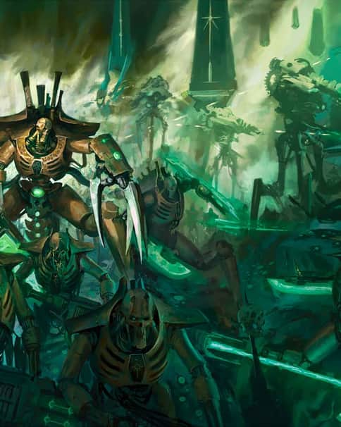 Necrons Cover Art by Phil Moss 