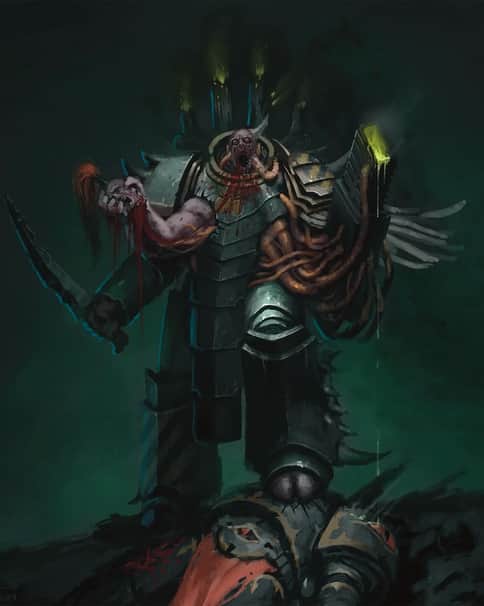 Nurgle Possessed Iron Warrior by Oscar Obando 