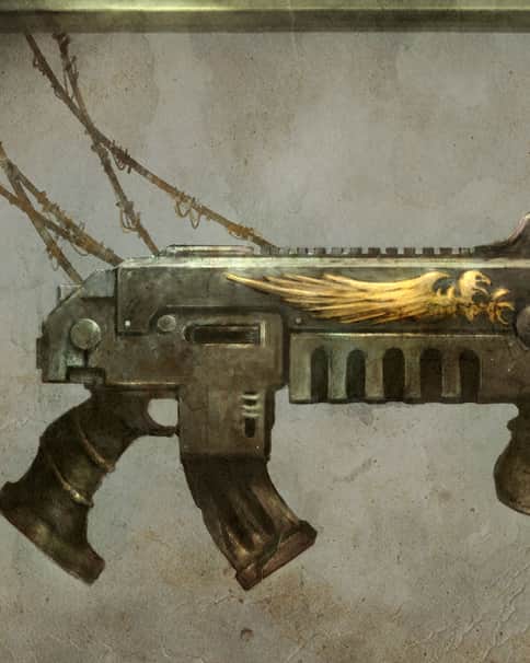 Space Marine Bolter by Samuel Matthews