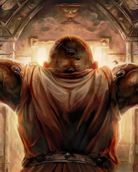Space Marine in Chains by Sam Manley 
