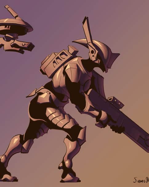 T’au Fire Warrior by Samuel Smith 