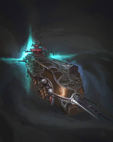 Voidship by Nictanova 